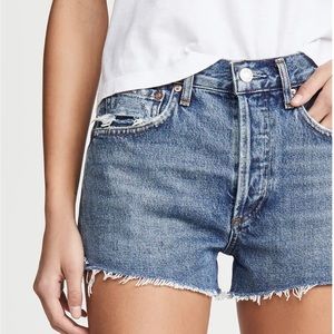 AGOLDE Parker Organic Cotton Cutoff Denim Shorts